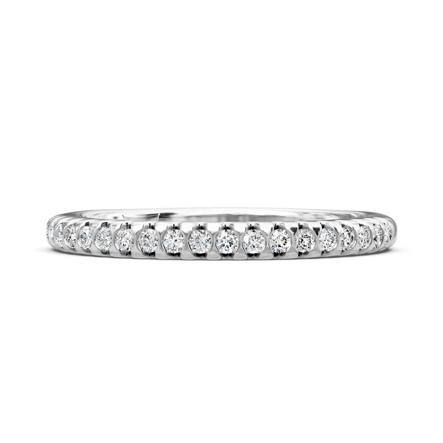 0.20 CT Round Cut Lab Grown Diamonds - Wedding Band
