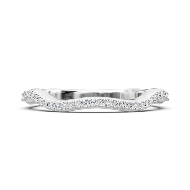 0.15 CT Round Cut Natural Diamonds - Wedding Band