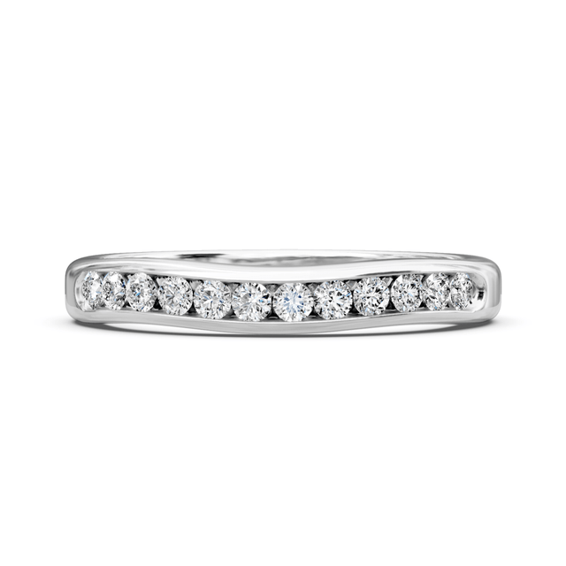 0.30 CT Round Cut Natural Diamonds - Wedding Band