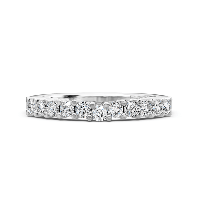 0.35 CT Round Cut Natural Diamonds - Wedding Band