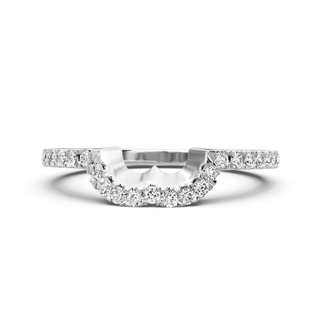 0.30 CT Round Cut Natural Diamonds - Wedding Band
