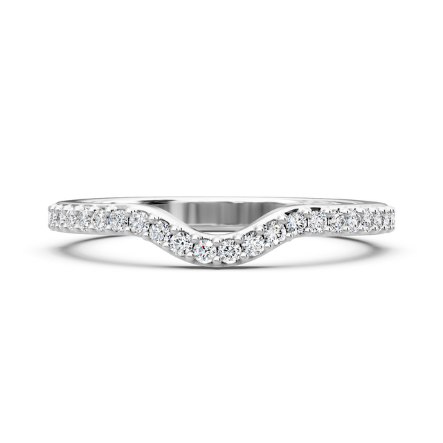 0.25 CT Round Cut Lab Grown Diamonds - Wedding Band