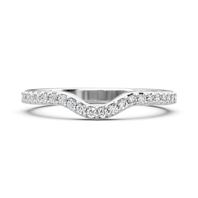 0.25 CT Round Cut Natural Diamonds - Wedding Band