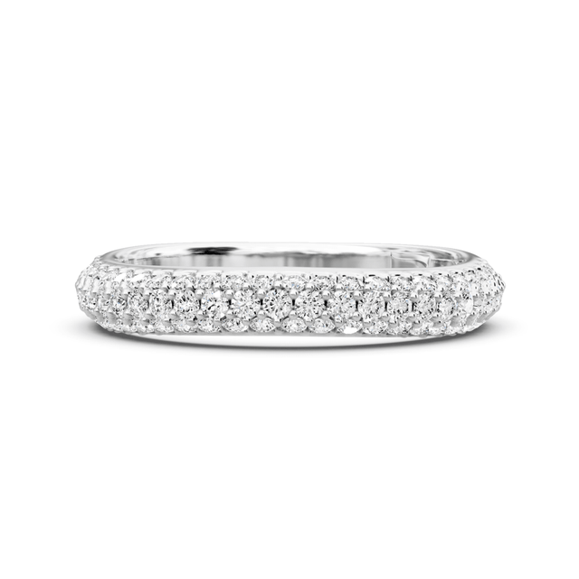 0.65 CT Round Cut Natural Diamonds - Wedding Band