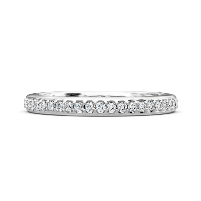 0.30 CT Round Cut Lab Grown Diamonds - Wedding Band
