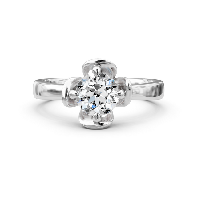 0.35-1.50 CT Round Cut Natural Diamonds - Solitaire Rings