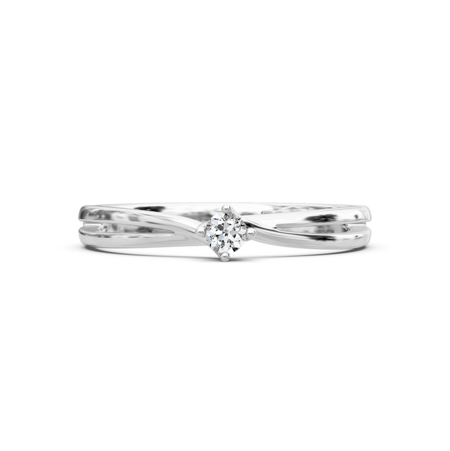 0.35-1.50 CT Round Cut Natural Diamonds - Solitaire Rings