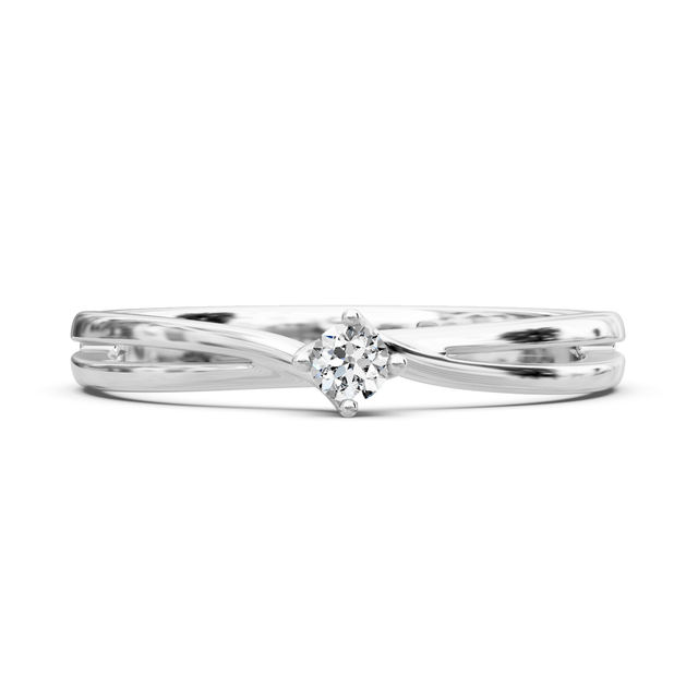 0.35-1.50 CT Round Cut Natural Diamonds - Solitaire Rings