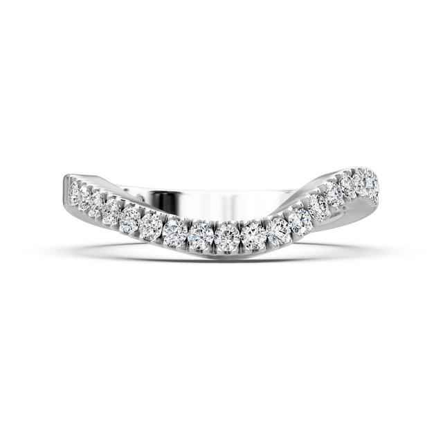 0.30 CT Round Cut Natural Diamonds - Wedding Band