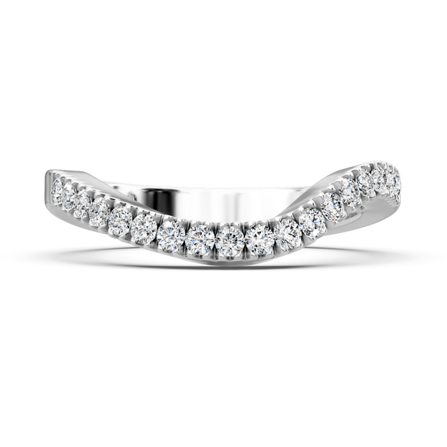 0.30 CT Round Cut Natural Diamonds - Wedding Band