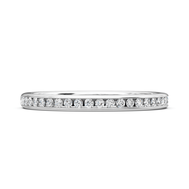 0.25 CT Round Cut Natural Diamonds - Wedding Band