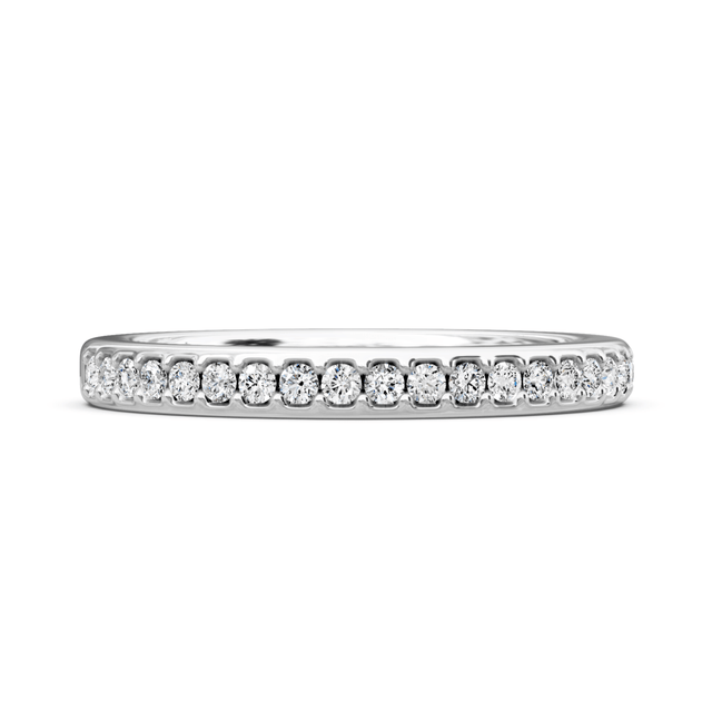 0.25 CT Round Cut Natural Diamonds - Wedding Band