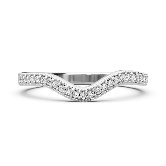 0.20 CT Round Cut Natural Diamonds - Wedding Band