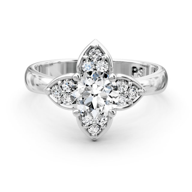 0.55-1.70 CT Round Cut Natural Diamonds - Engagement Ring