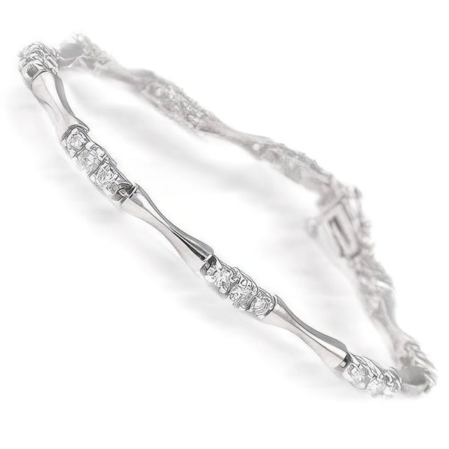 1.50-2.00 CT Round Cut Natural Diamonds - Tennis Bracelet