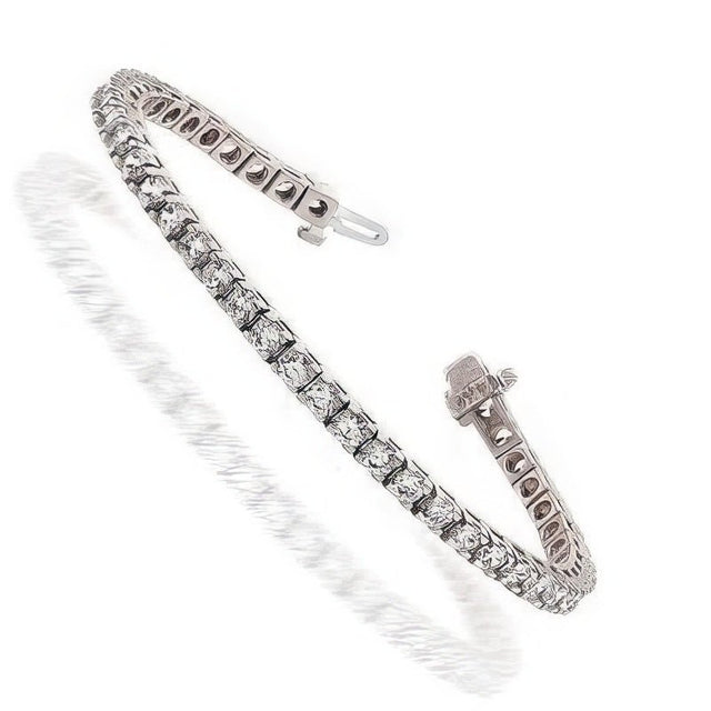 1.50-8.00 CT Round Cut Natural Diamonds - Tennis Bracelet