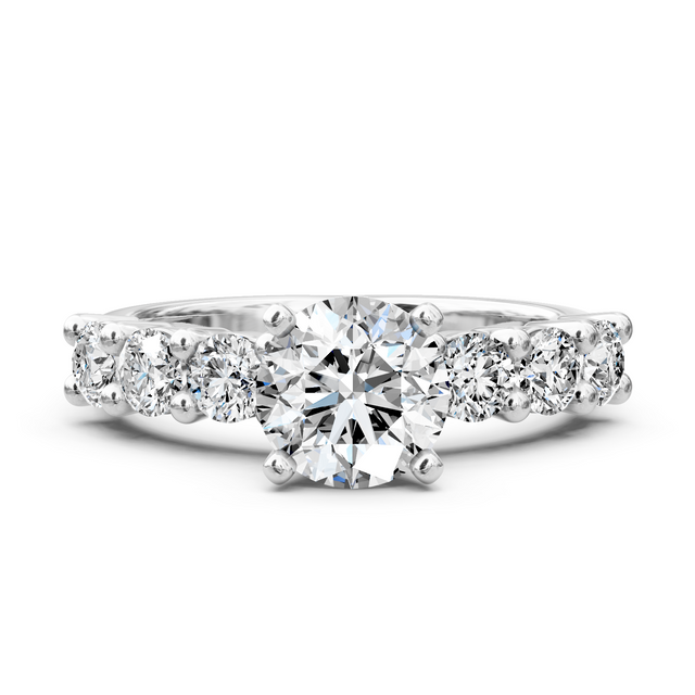 1.40-6.90 CT Round Cut Lab Grown Diamonds - Engagement Ring