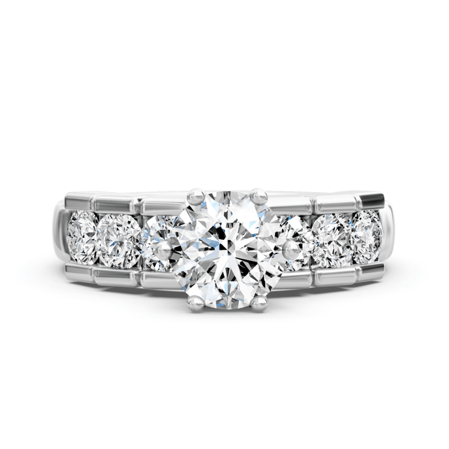 1.20-2.35 CT Round Cut Natural Diamonds - Engagement Ring