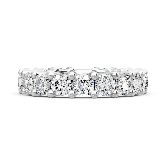2.90 CT Round Cut Natural Diamonds - Wedding Band