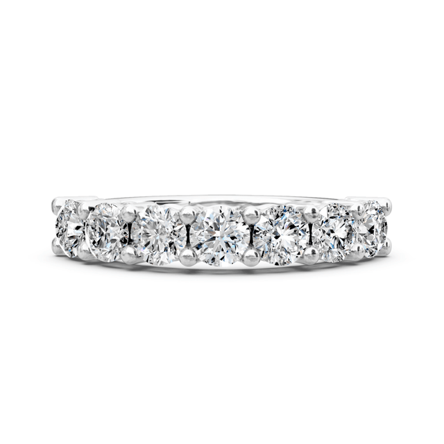 1.40 CT Round Cut Natural Diamonds - Wedding Band