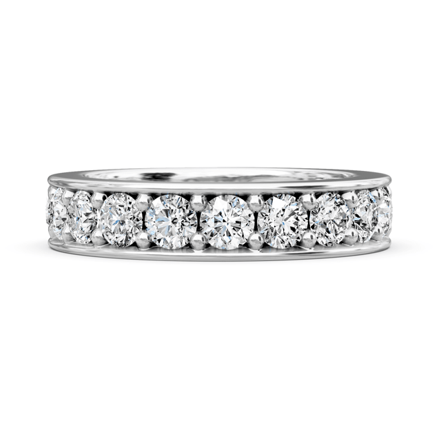 1.60 CT Round Cut Natural Diamonds - Wedding Band