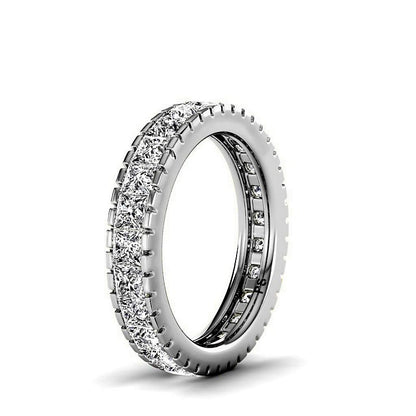 1.90 CT Princess Cut Diamonds - Eternity Ring
