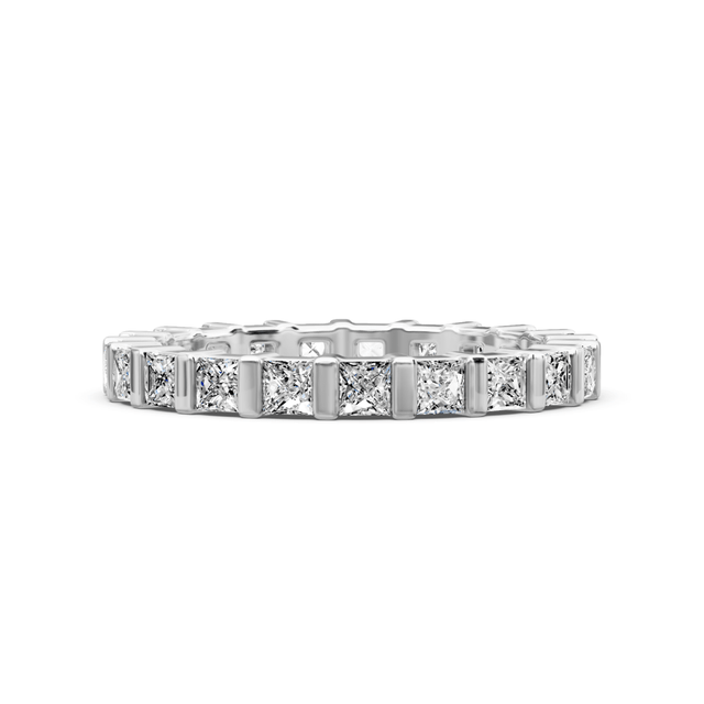 1.30 CT Round Cut Natural Diamonds - Eternity Rings