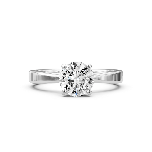 0.50-6.00 CT Round Cut Lab Grown Diamonds - Solitaire Rings