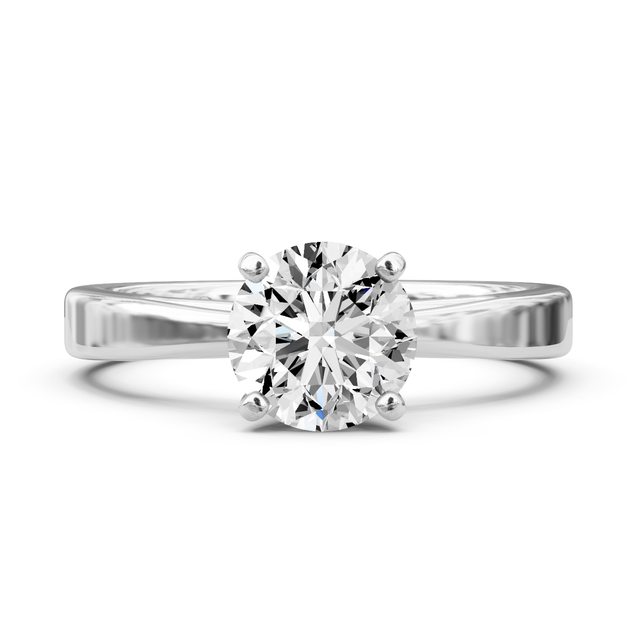 0.50-6.00 CT Round Cut Lab Grown Diamonds - Solitaire Rings