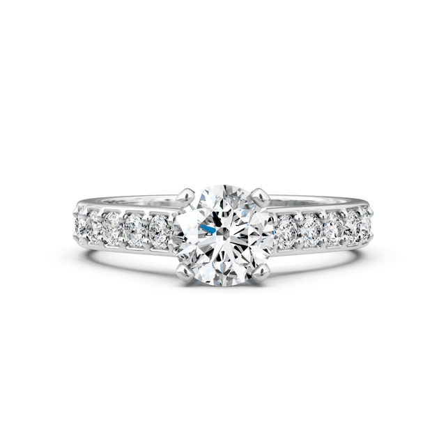 0.80-1.95 CT Round Cut Natural Diamonds - Solitaire Rings