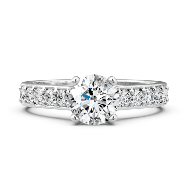 0.80-1.95 CT Round Cut Natural Diamonds - Solitaire Rings