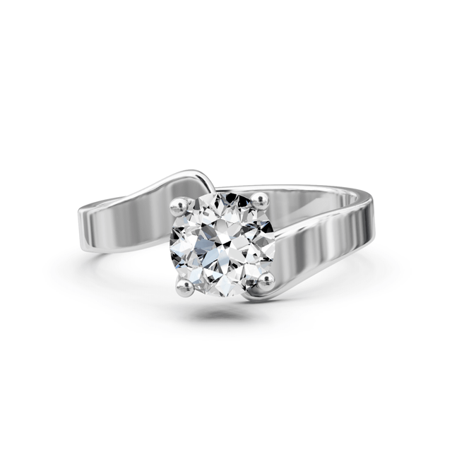 0.35-1.50 CT Emerald Cut Natural Diamonds - Solitaire Rings