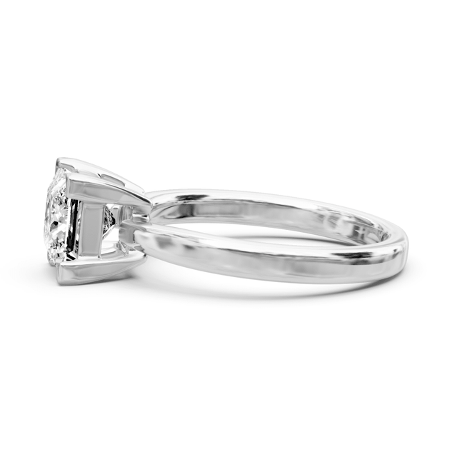 0.35-1.50 CT Princess Cut Natural Diamonds - Solitaire Rings