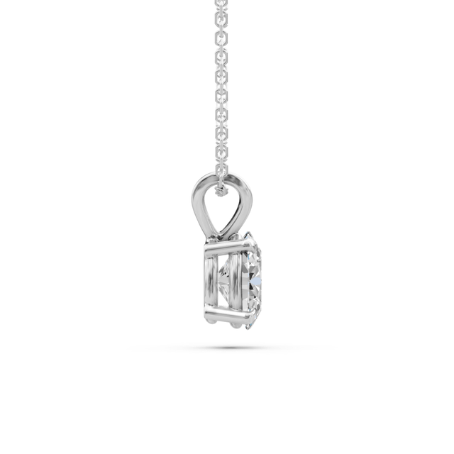 0.35-1.50 CT Oval Cut Natural Diamonds - Solitaire Pendant