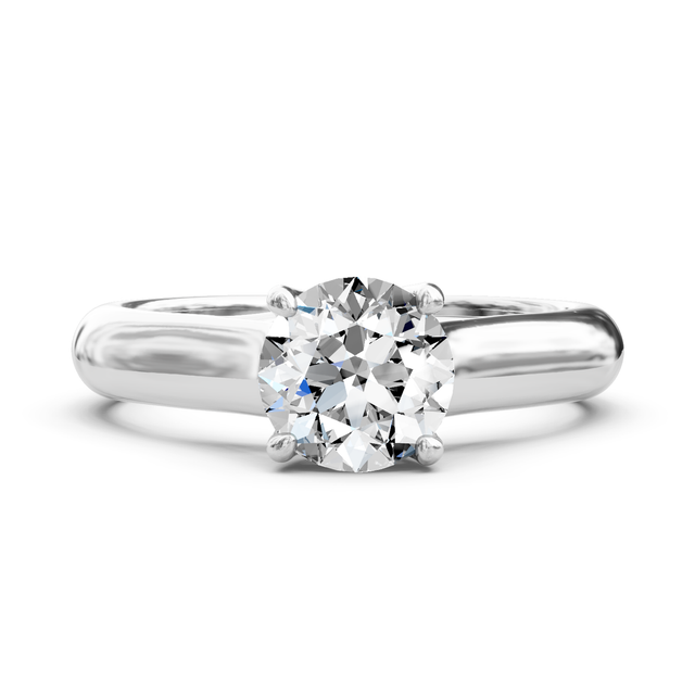 0.50-6.00 CT Round Cut Lab Grown Diamonds - Solitaire Rings