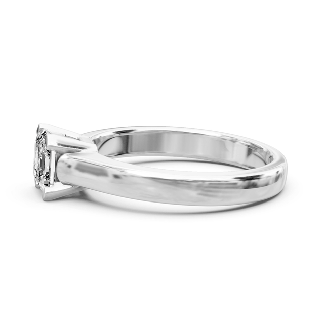 0.35-1.50 CT Ascher Cut Natural Diamonds - Solitaire Rings