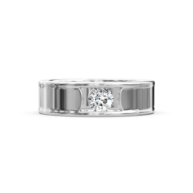 0.35 CT Round Cut Natural Diamonds - Mens Wedding Bands
