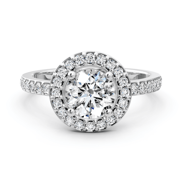 0.70-1.85 CT Round Cut Natural Diamonds - Engagement Ring