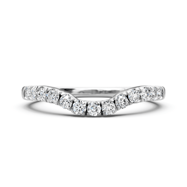 0.30 CT Round Cut Natural Diamonds - Wedding Band