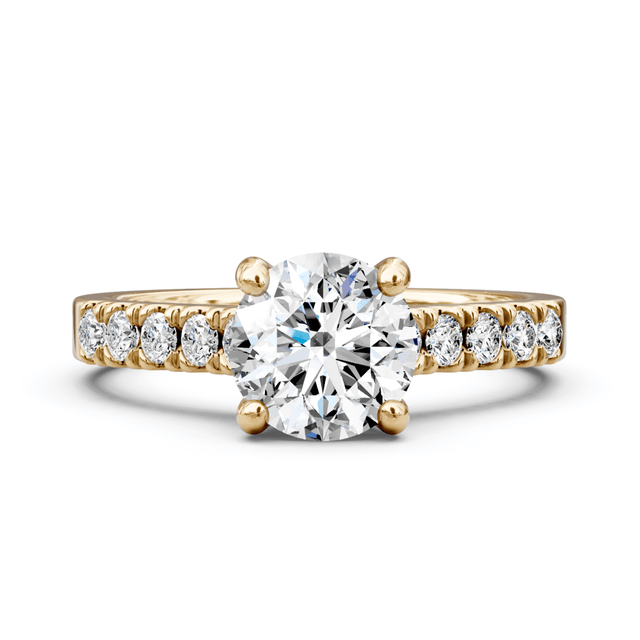 0.60-1.75 CT Round Cut Natural Diamonds - Engagement Ring