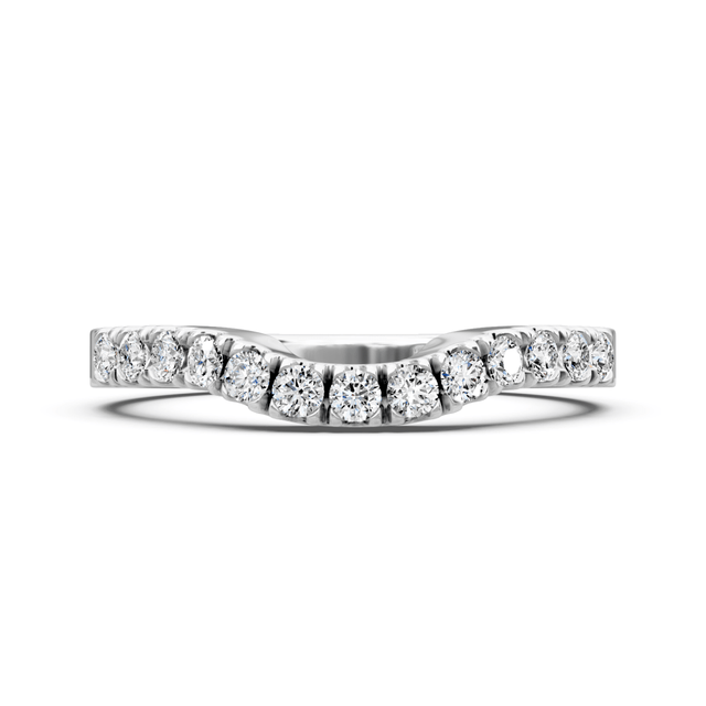 0.30 CT Round Cut Natural Diamonds - Wedding Band