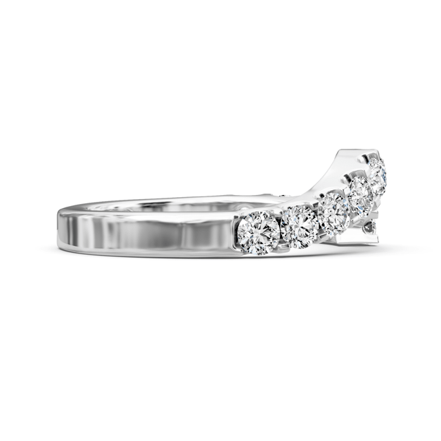 1.10 CT Round Cut Natural Diamonds - Wedding Band