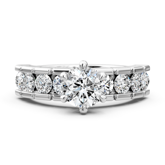 1.55-7.05 CT Round Cut Lab Grown Diamonds - Engagement Ring