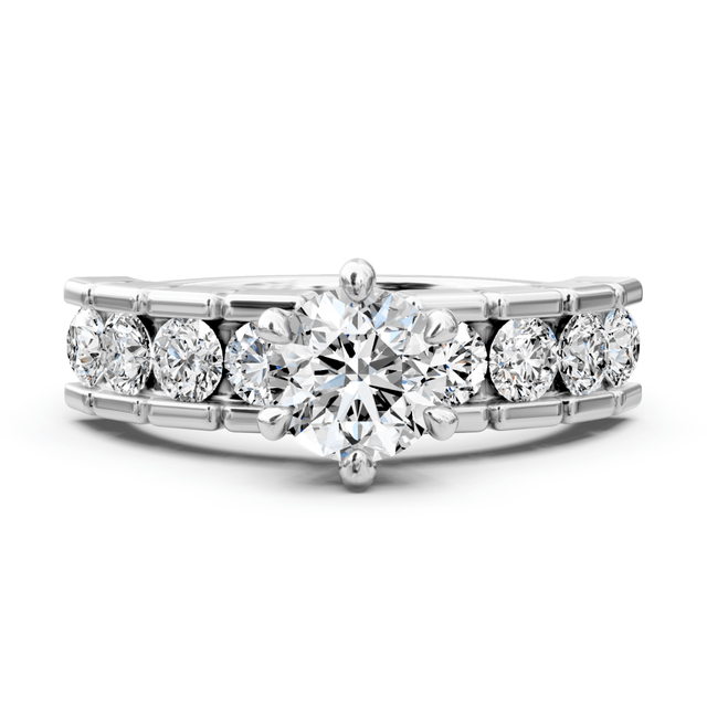 1.40-2.55 CT Round Cut Natural Diamonds - Engagement Ring