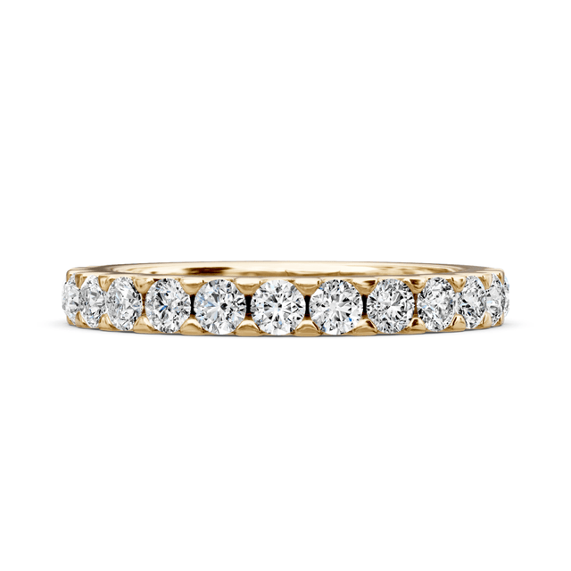 0.60 CT Round Cut Natural Diamonds - Wedding Band
