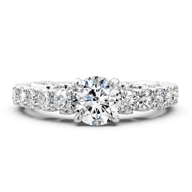 2.05-3.20 CT Round Cut Natural Diamonds - Engagement Ring