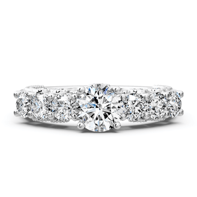 1.45-2.60 CT Round Cut Natural Diamonds - Engagement Ring