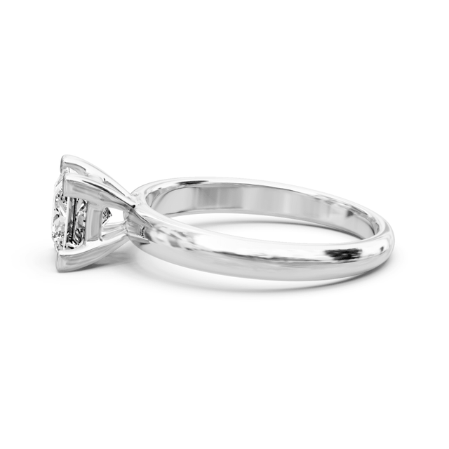 0.35-1.50 CT Princess Cut Natural Diamonds - Solitaire Rings