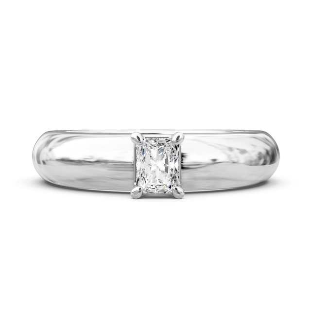 0.50-6.00 CT Radiant Cut Lab Grown Diamonds - Solitaire Rings