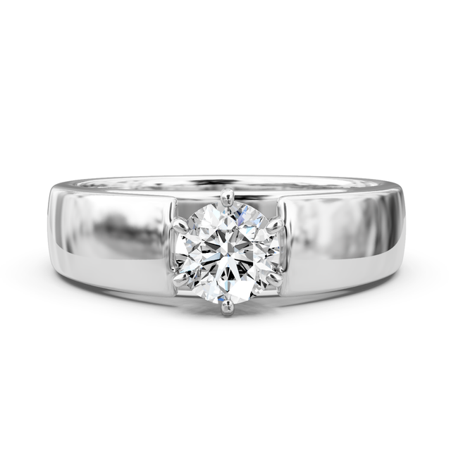 0.50-6.00 CT Round Cut Lab Grown Diamonds - Solitaire Rings